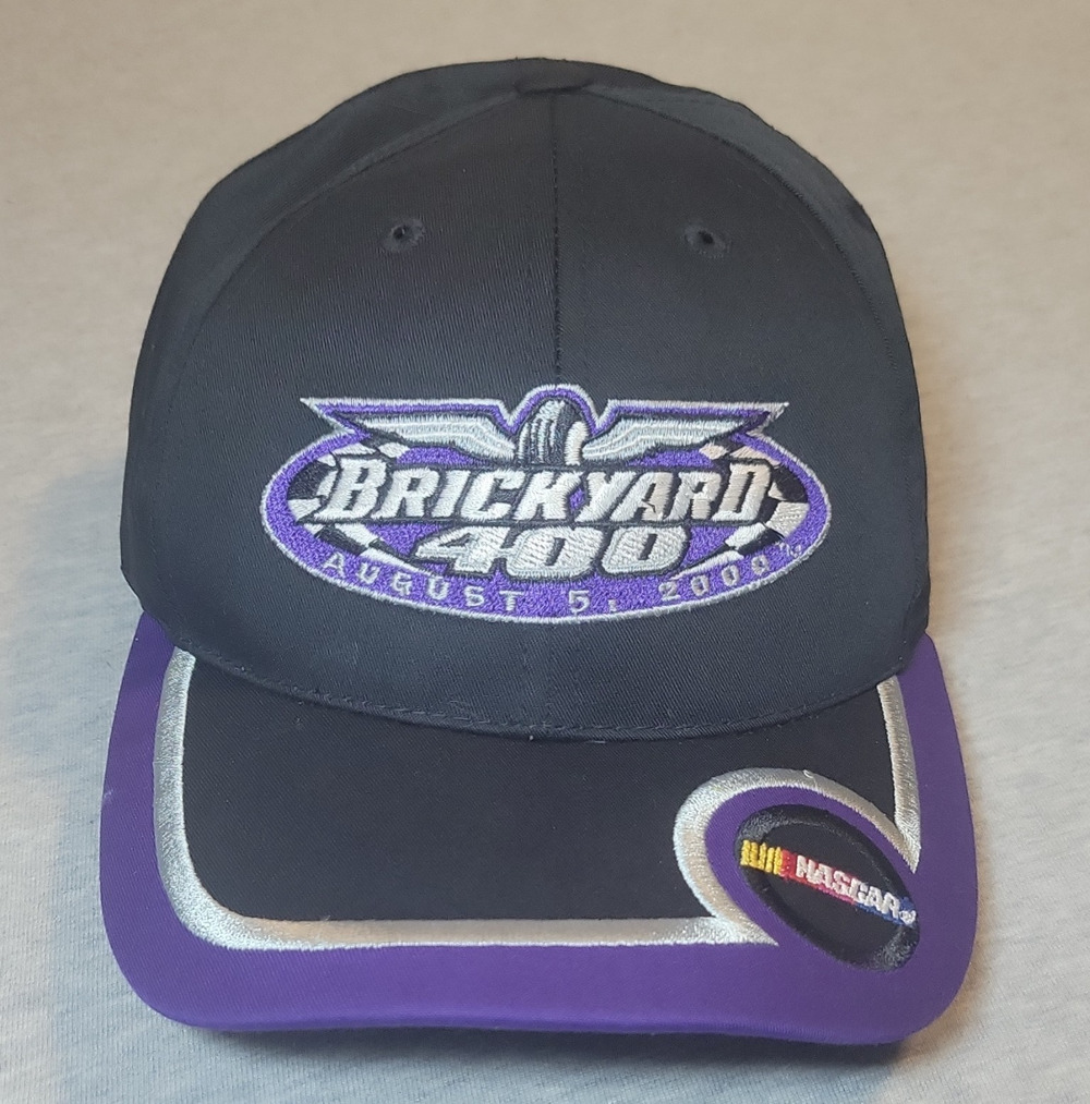 Sport Service Brickyard 400 NASCAR Cap One Size Black Purple Silver